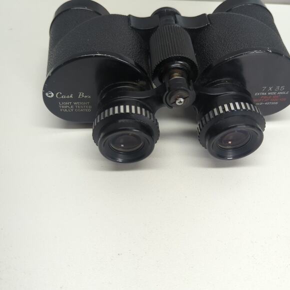 VINTAGE BINOCULARS Cashbox 7X35 Extra Wide Model 437355 - 551ft 1000yrds - Rare - Picture 2 of 13